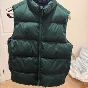 Old Navy Green Puffer Vest for Kids